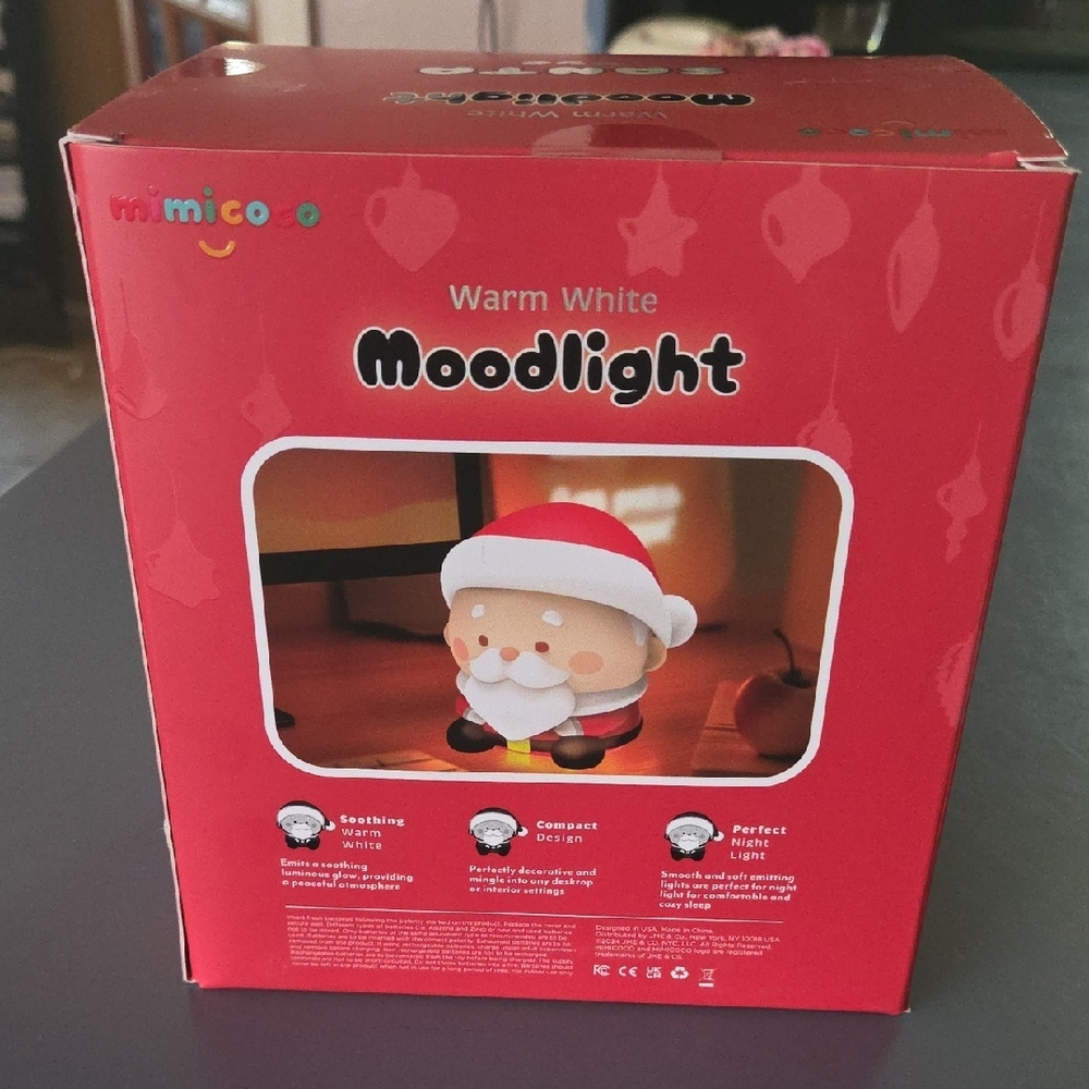 Mimco Santa Moodlight - Warm White and Red - Picture 2 of 6